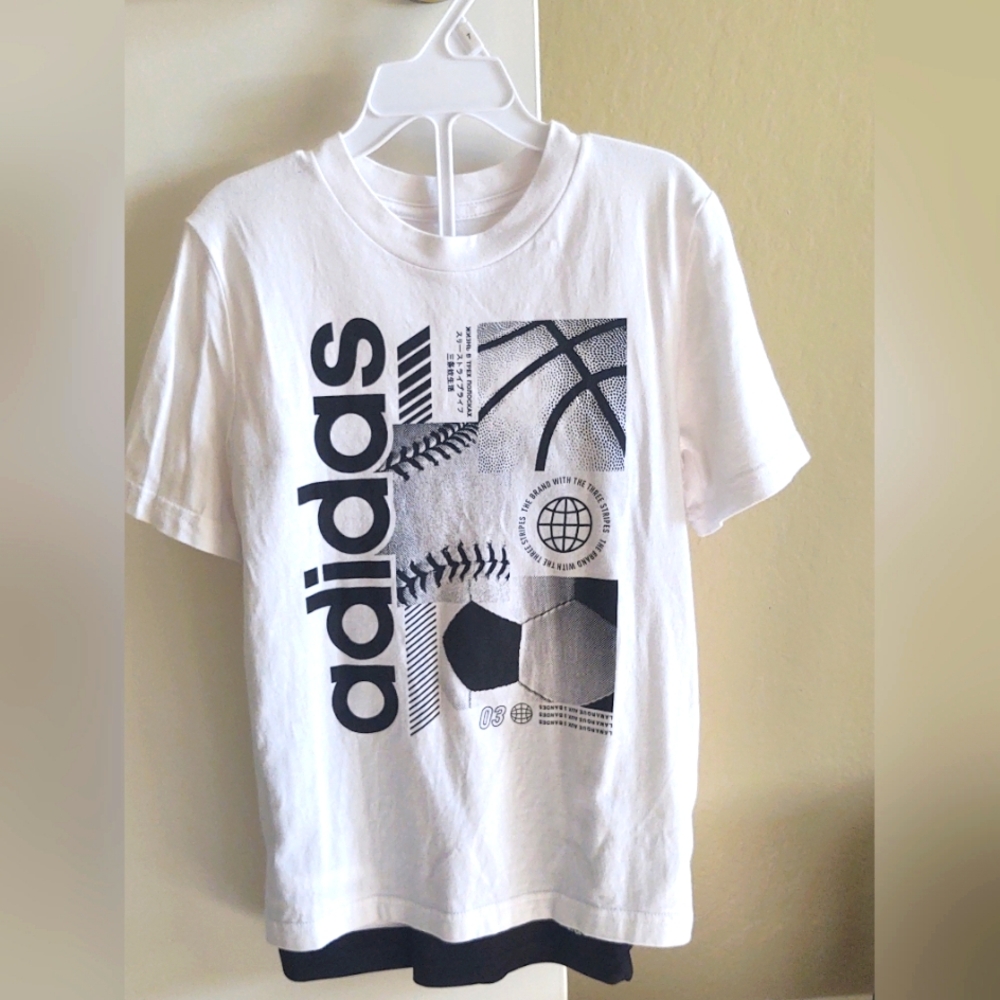 SOLD.  Adidas Boy's Two Piece Short Set